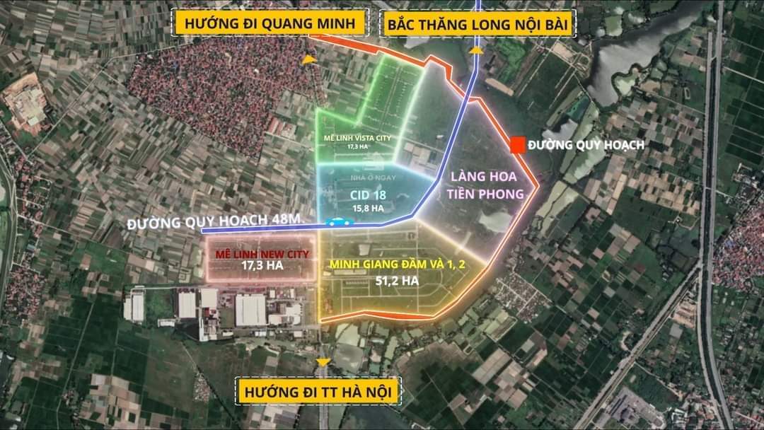Vị trí dự án Pearl Rivera Hanoi