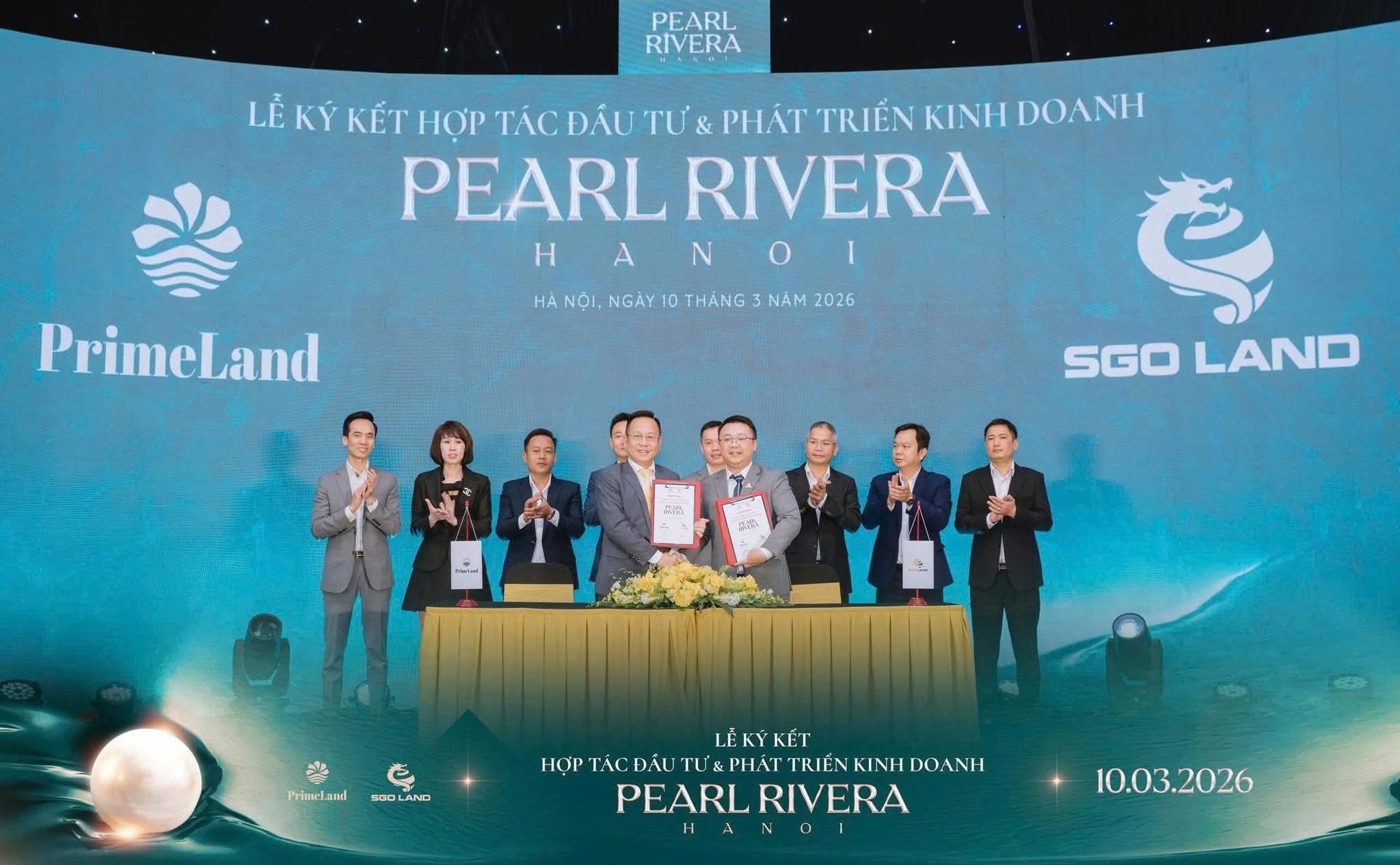 SGO LAND & PRIME LAND KÝ KẾT HỢP TÁC PHÁT TRIỂN DỰ ÁN PEARL RIVERA HÀ NỘI
