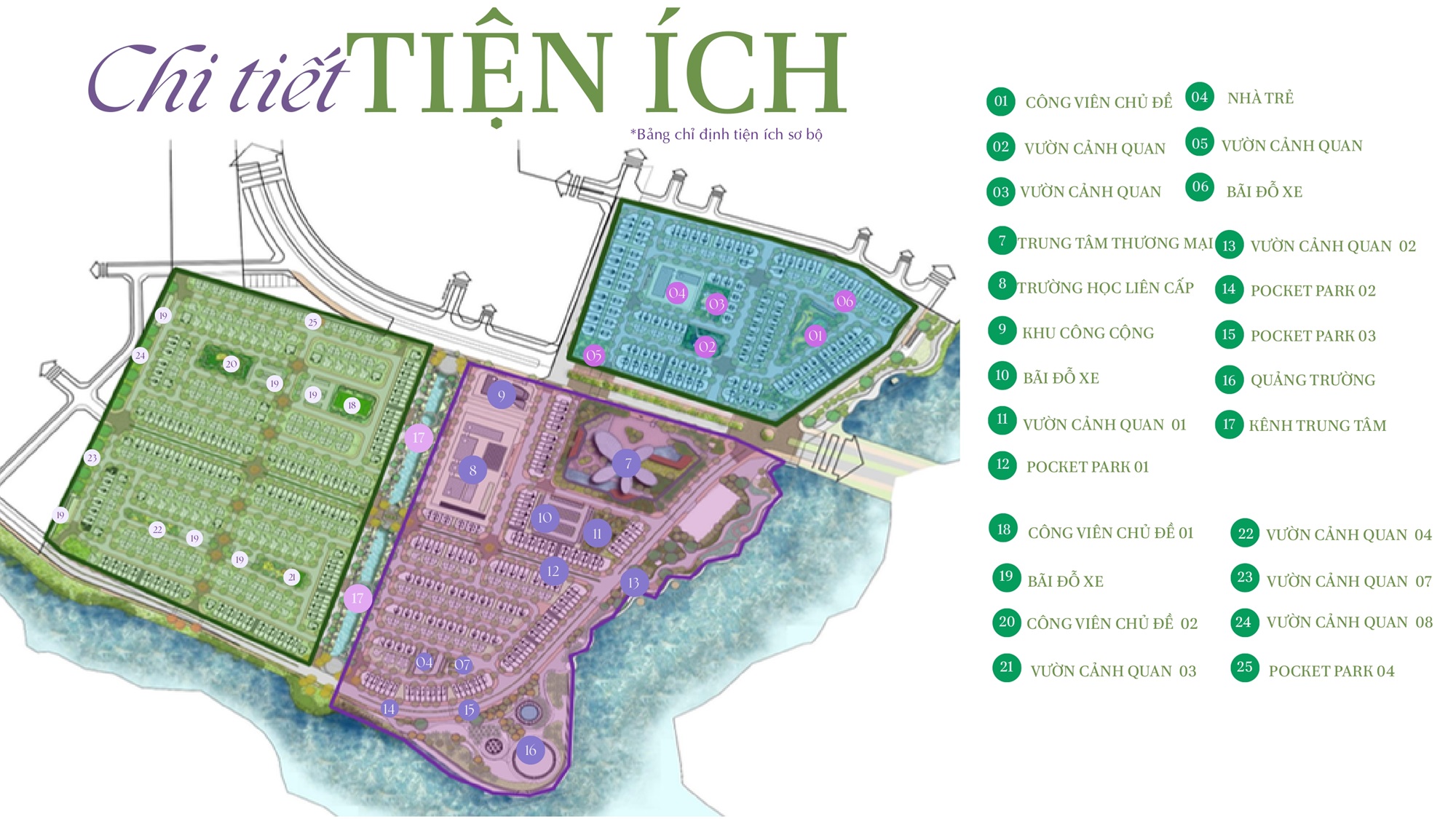 Hệ thống tiện ích dự án Pearl Rivera Hanoi